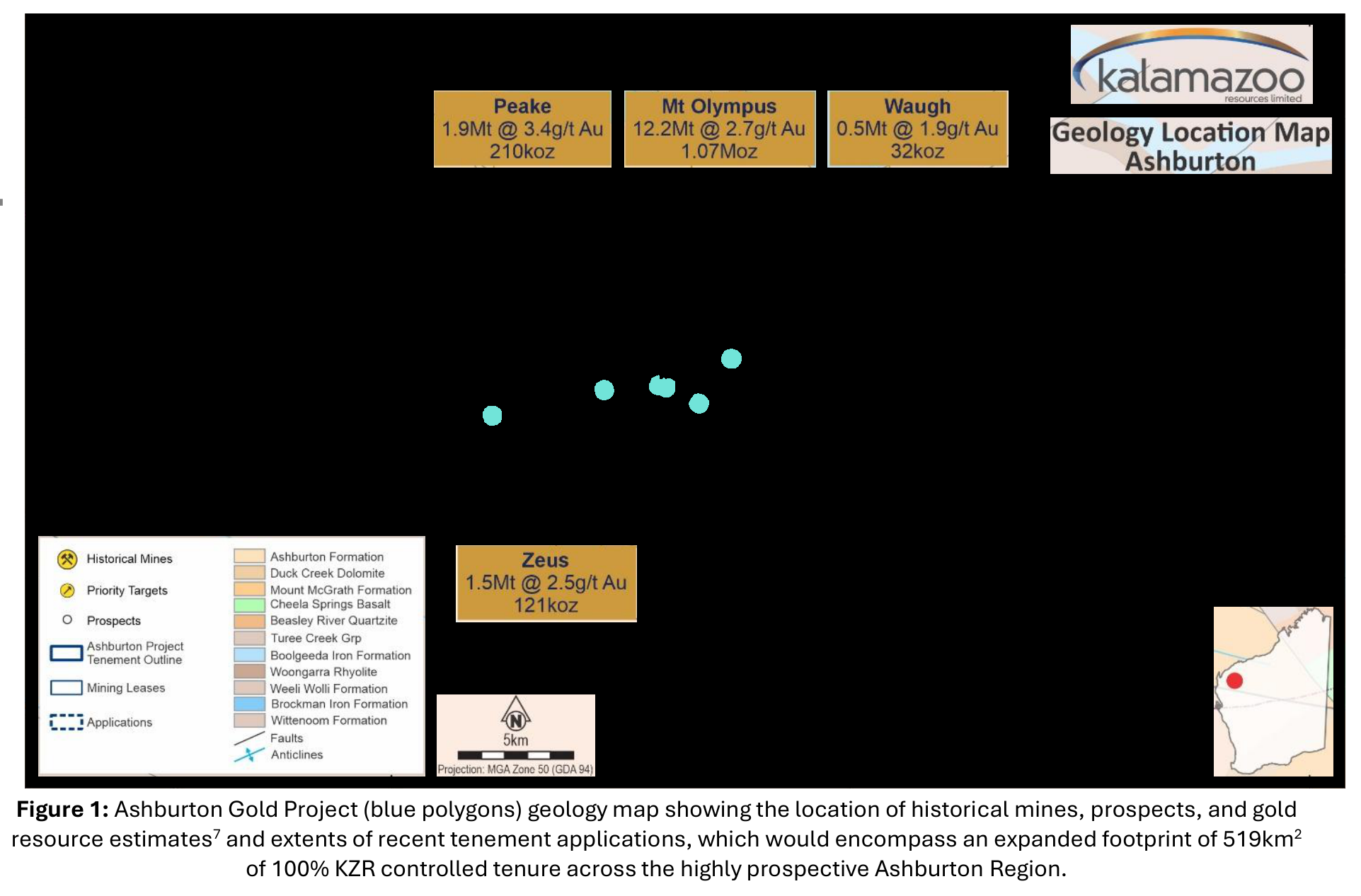 Geology Location Map — Ashburton: extracted Historical Mines