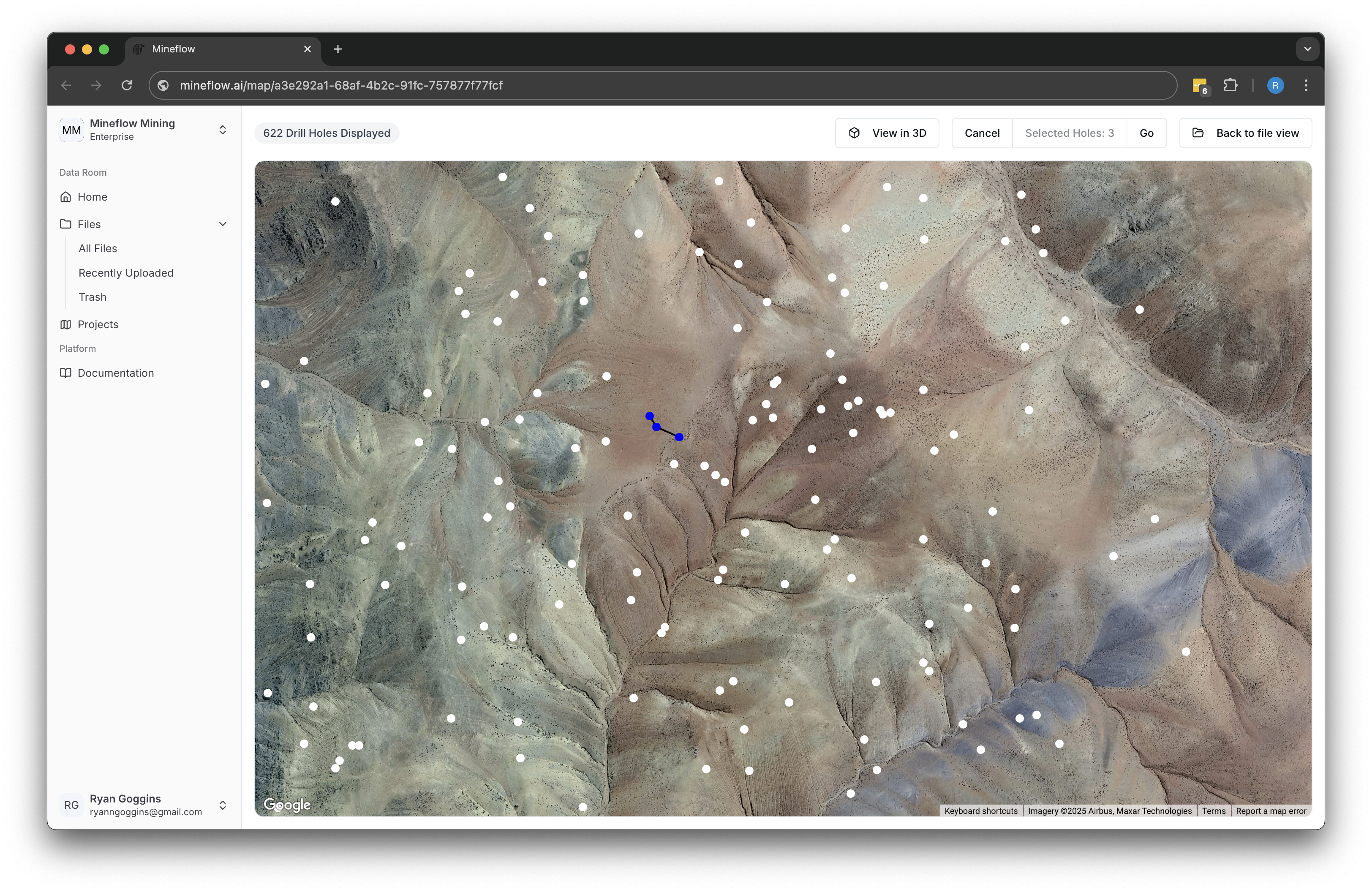 Third hole selection